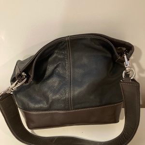 Tignanello Leather Bucket Bag